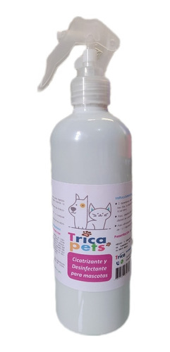 Trica Pets Cicatrizante P/perros, Gatos Y Mascotas 500 Ml 