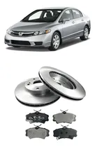 Comprar Discos Y Pastillas Freno Honda Civic Del. 06-11 Gr Frenos