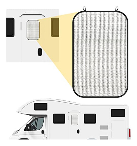 Rvnovus Rv Window Shade - 16x25 Sun Shield Solar Entry ...