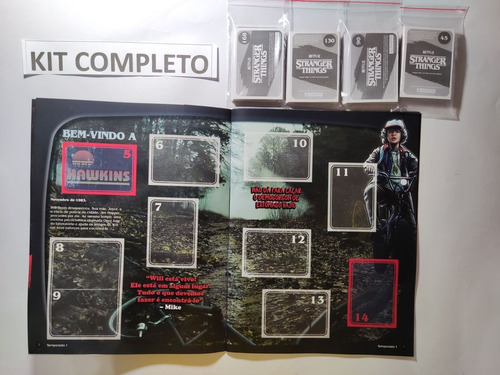 Album De Figurinhas Stranger Things Completo Para Colar (Usado)