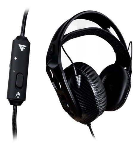 Imagen 3 de 5 de Diadema Gamer Game Factor Hsg500 3.5mm Microfono Removible