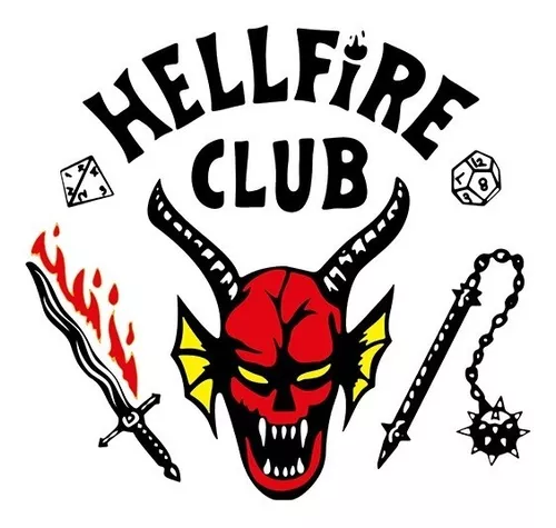 Playera 4010 The Hellfire Club Stranger Things Caballero