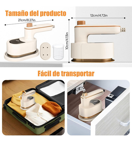 Mini Plancha De Vapor De Viaje,vaporizador Portátil,wet &