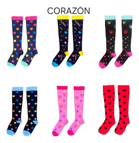 comprar Medias De Compresión 15-20 20-30 De Corazones Varices