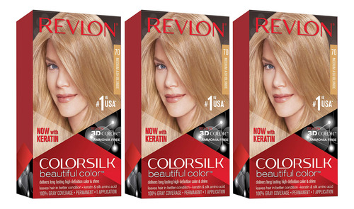 Tinte Para El Cabello Revlon Colorsilk Beautiful Color 70 Me
