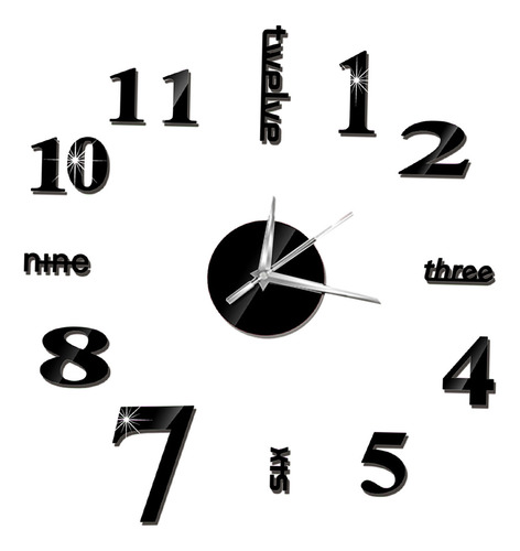 Reloj De Pared Para Decoración Del Hogar, Para Bricolaje, Es