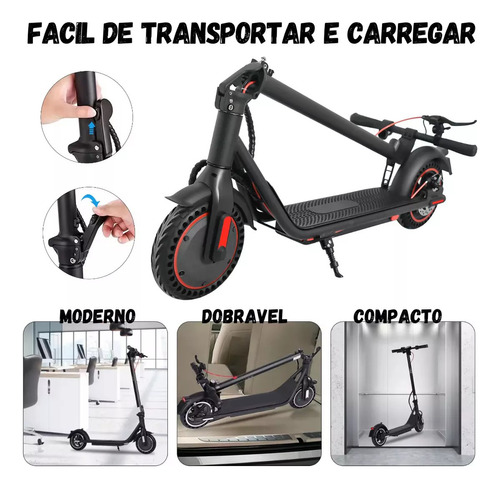 Patinete Elétrico Scooter Teesra Dobravel 500w Alcance 25km