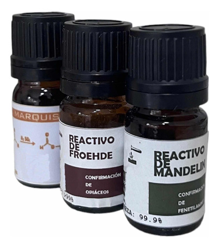 Reactivo De Mandelin + Froehde + Marquis (f Kit)
