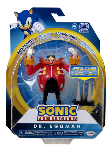 Dr. Eggman Sonic The Hedgehog Figura Articulada Jakks