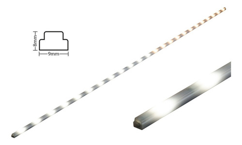 Slimled, Lámpara Led, Luminario Led, Tubo Led, 1.20mt L 12w