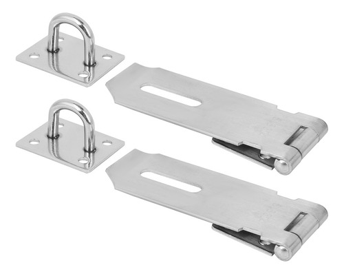 Puerta De Seguridad De Acero Inoxidable Padlock Hasp, 2 Unid