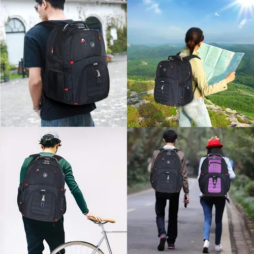 Mochila De Viaje Para Portátil Sherradoo, Extra Grande, 52 L