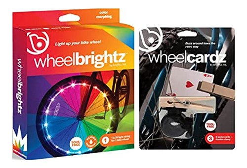 Brightz Led Bike Wheel Light & Bike Wheel Spoke Noise Maker