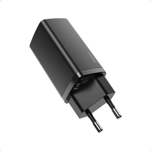 Cargador Rápido Baseus Gan2 Lite 65w 2 Puertos Usb C Pd 3.0