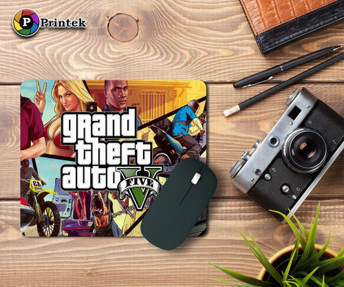 Mouse Pad Grand Theft Auto V - Varios Modelos - Printek