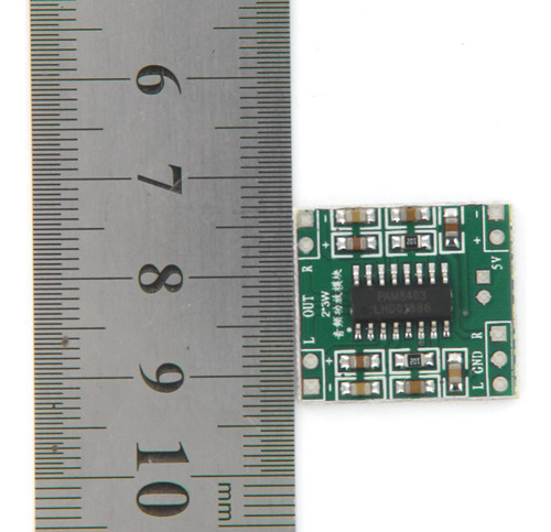 2 Canales Esté Audio Amplifier Dc 5v