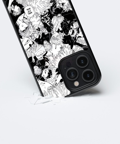 Funda Satoru Gojo Jujutsu Kaisen Manga Collage Anime 7 Negro Xiaomi Redmi Note 13 5g
