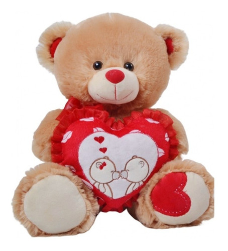 Peluche Osito Enamorado Marron 25cm San Valentin Amor