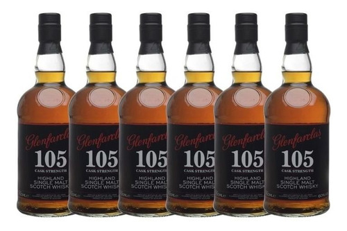 6 X Whisky Glenfarclas 105 - 60% Single Malt Escoces