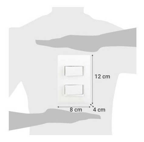 Interruptor Doble (9/15) 10 A Blanco Bticino