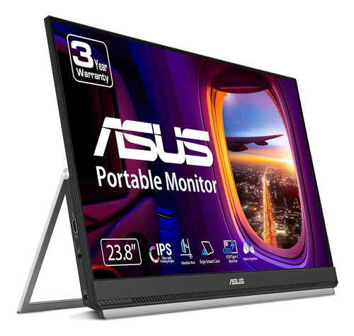 Monitor Usb Portátil Asus Zenscreen 24 1080p (mb249c) - Fhd,