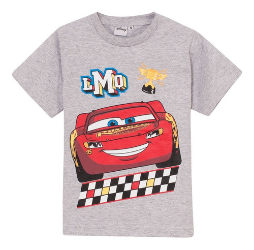 Remera Niños Manga Corta Disney Cars Licencia Original 