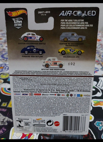 Hot Wheels 60's Fiat 500d Modificado Blanco
