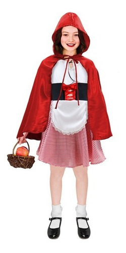 Imagen 1 de 9 de Disfraz Caperucita Roja Niña