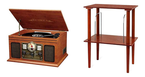 Victrola Nostalgic Classic Wood 6-in-1 Bluetooth Turntable E