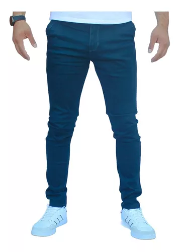 Pantalon Gabardina Azul Marino Hombre MercadoLibre