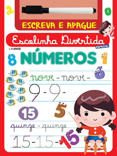 Série Escolinha Divertida Especial - Números: Números, de () On Line a. Editora IBC - Instituto Brasileiro de Cultura Ltda, capa mole em português, 2022