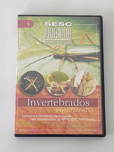 Dvd Sesc Pantanal Estância Ecológica Invertebrados Volume 04