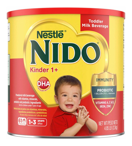 Nestlé Nido Kinder 1+ Toddler Powdered Milk Beverage 4.85 Lb
