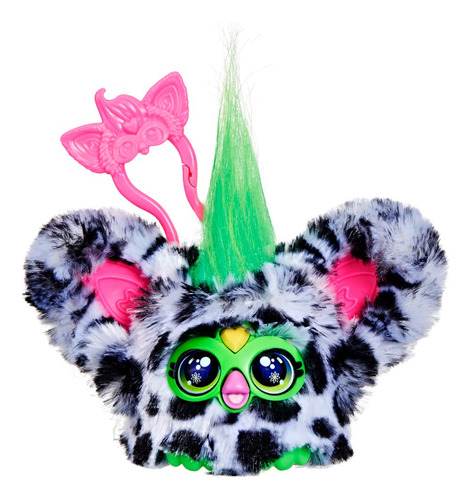 Furby Furblets Miniamigo Moo-boo Pelaje De Vaca Blanco Y Negro