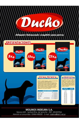 Ducho!! Alimento Balanceado Completo Para Perros Bolsa 15 Kg