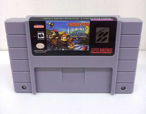 Donkey Kong Country 3 Dixie's Kong Double Trouble Snes (Usado)