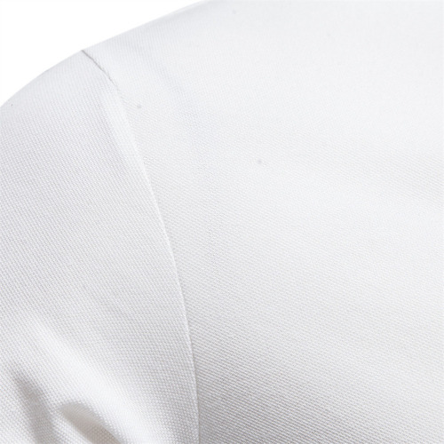 A Camisa Polo De Algodón Bordado Para Hombre Con Solapa