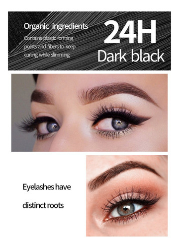 2pcs Yanqina 2 In 1 Thick Curl Mascara,super Mascara