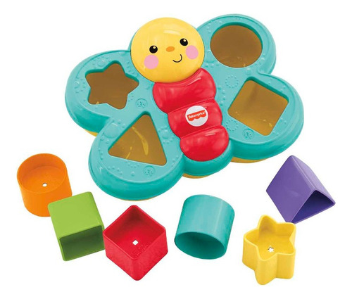 Fisher-price Juguete Mariposa De Bloques Divertidos