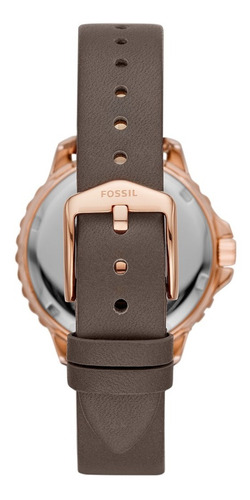 Imagen 4 de 10 de Reloj Mujer Fossil Izzy De Piel Análogo