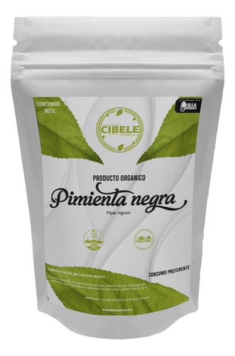 Pimienta Negra En Polvo 1kg Organica