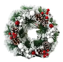 Comprar Coronas Navideñas Adornos Navideños De Navidad Decoracion