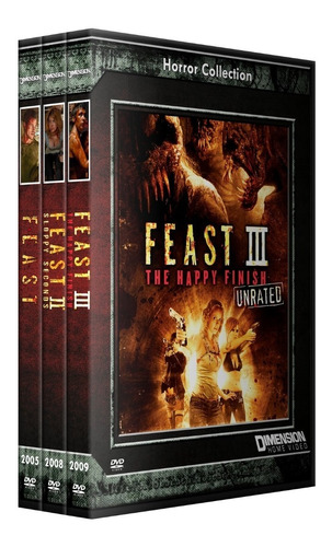 Feast 1 2 3 Saga Coleccion En Dvd - Ingles Subt Español