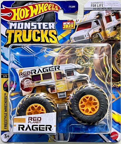 Hot Wheels Monster Trucks - Red Planet Rager
