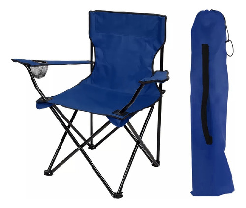 Silla de camping Kitul Playa Unidad Color Azul Oscuro