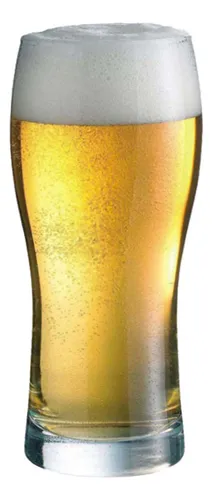 Set X6 Vasos Cerveceros Hops En Vidrio De 570ml Citinova Color Transparente