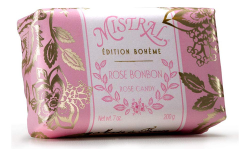 Mistral Bar Soap Edition Boheme Rose Candy, 2 Barras