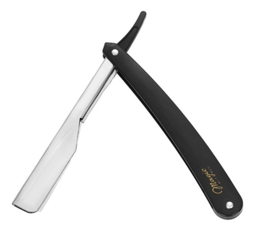 Navaja Barbero Magic Hojas Barberia PeluquerĂa + 10 Hojillas Negro