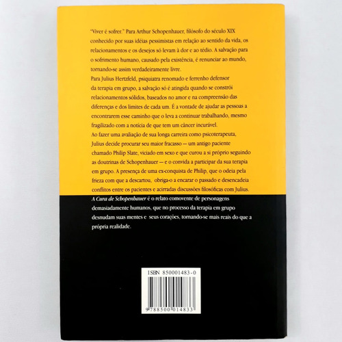 Livro A Cura De Schopenhauer, De Irvin D. Yalom