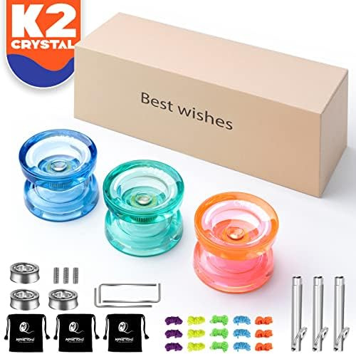 Magicyoyo Crystal Yoyo Pack De 3, Yoyo K2 Sensible Para Niño